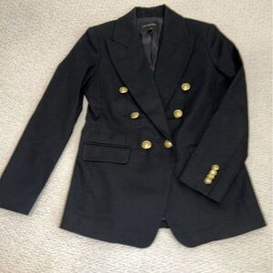 Banana republic gold button structured blazer size 00